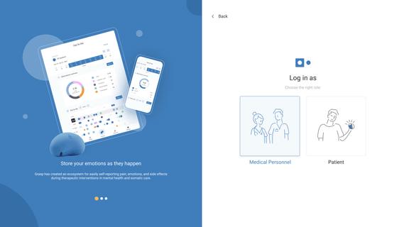 Grasp Insight Web App, Login